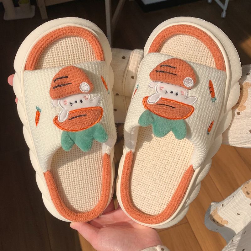 Dép thỏ cà rốt siêu dễ thương mẫu hot trend