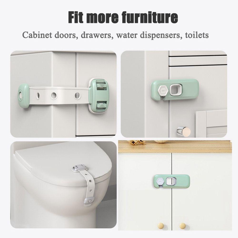 Khóa Cửa Tủ An Toàn Chống Kẹt Tay Bảo Vệ Cho Bé
