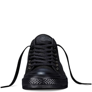 Giày Chuck 2 AllStar Cổ Thấp Full Đen Nam