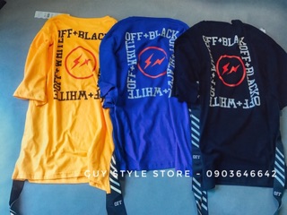Áo thun Off - White phối dây ( ảnh thật 100%)