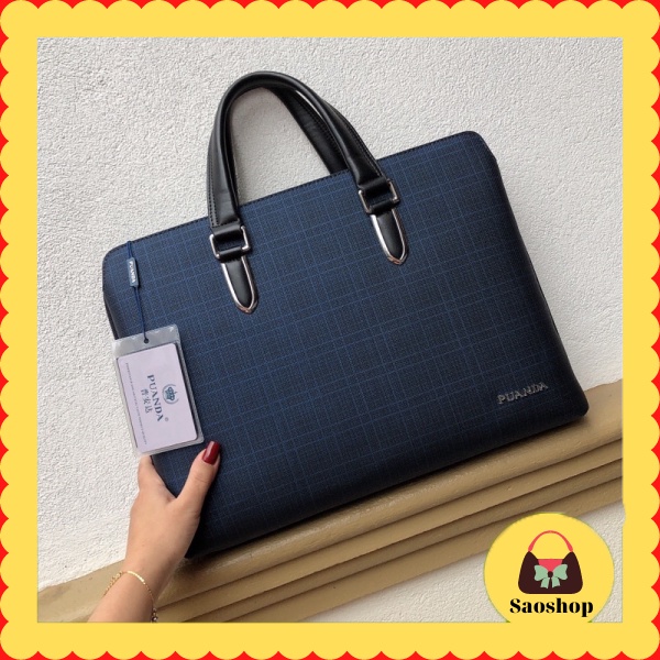 Cặp Da Nam Công Sở PUANDA Đựng Laptop 15 16Inch Kiểu Cặp Sang Trong Cao Cấp Có nhiều ngăn- SAOSHOP