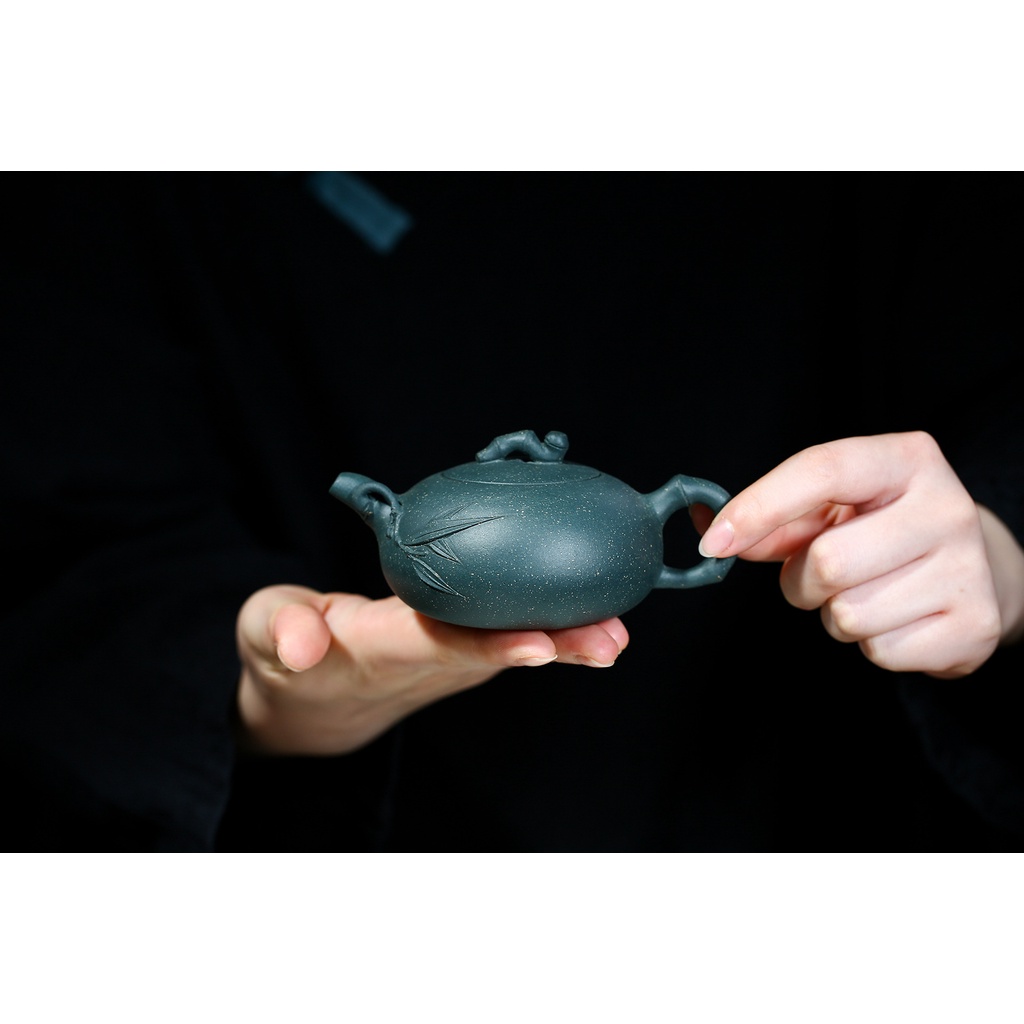 Ấm Tử Sa Nghi Hưng Trúc Hiệp Thiên Viên 160 ml (Lục Nê)