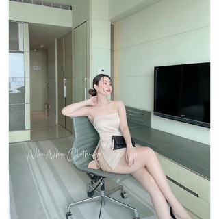 Áo lụa xẻ tà (Ảnh thật 100%)
