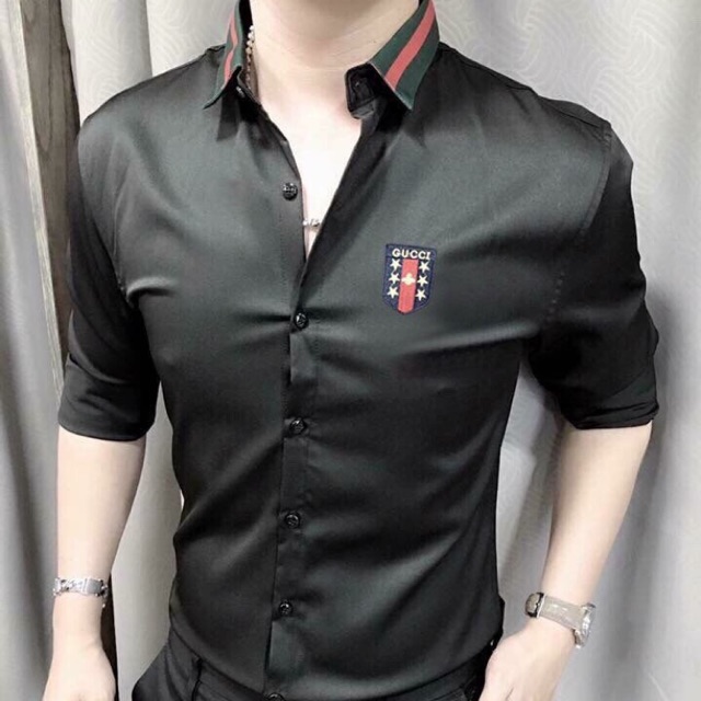Sơ mi lụa quảng châu siêu chất