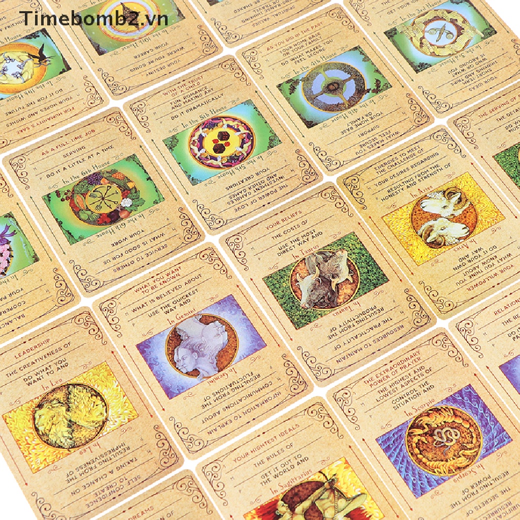 Bộ 2 Thẻ Bài tarot in Hình Karma Oracle Dùng Làm Quà Tặng