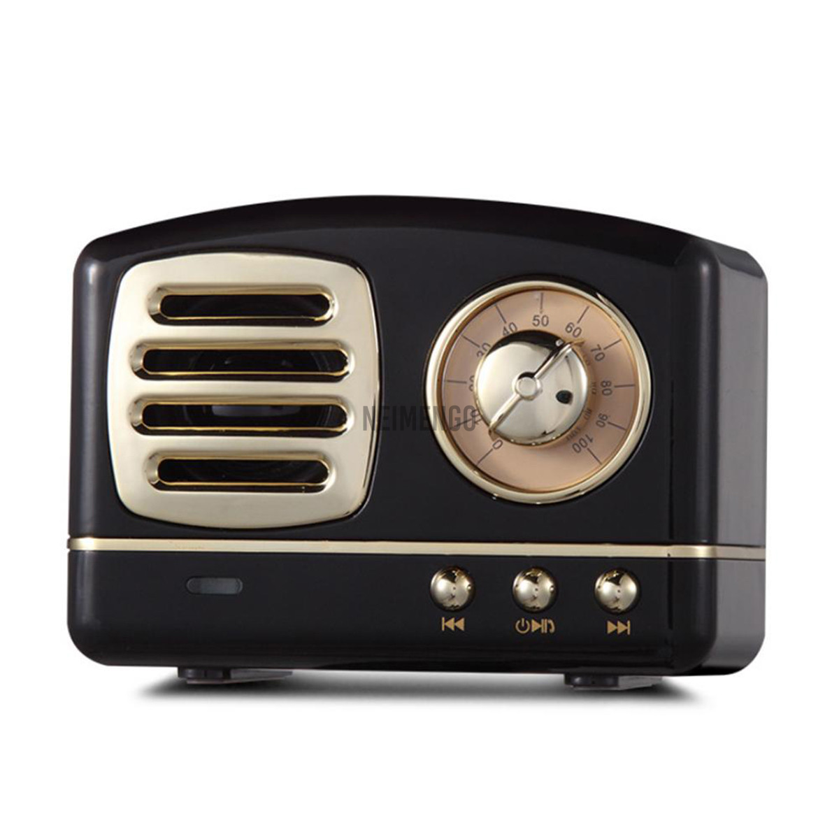 Loa Bluetooth Không Dây Tích Hợp Fm / Đọc Thẻ Nhớ Tf Phong Cách Vintage