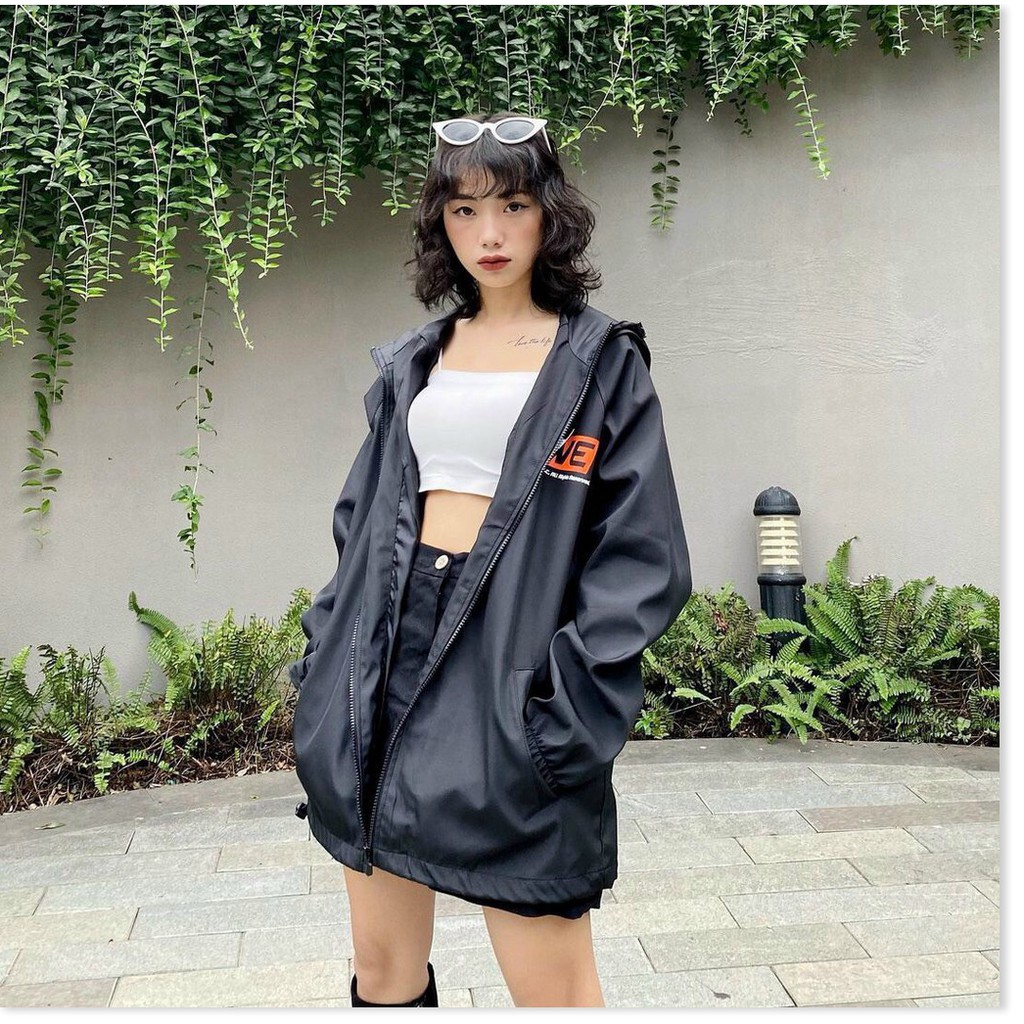 ÁO KHOÁC DÙ NỮ FORM RỘNG,THIẾT KẾ HỌA TIẾT SIÊU NGẦU THỜI TRANG MỚI KME