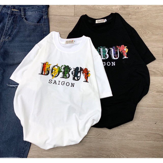 Áo thun tay lỡ, áo thun form rộng Unisex Dirty Coins Bobui Bad rabbit Missout 5theway Swe, vải mát, không xù