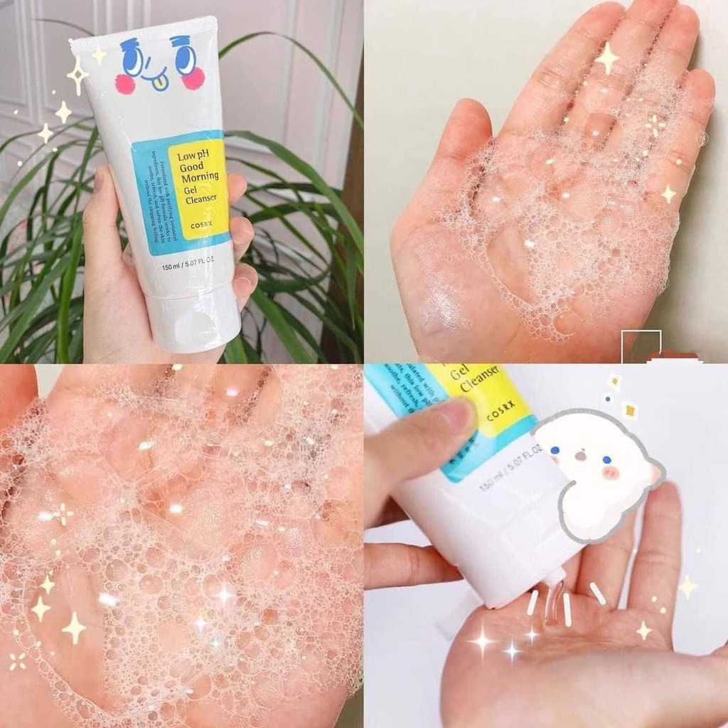 Sữa rửa mặt Cosrx Low PH Good Morning Gel Cleanser
