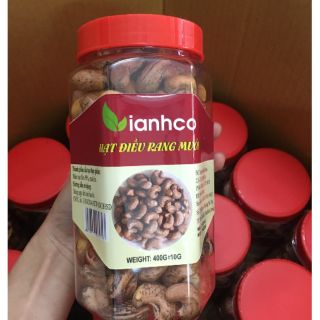 [freeship 99k toàn quốc hạt điều rang muối hộp đẹp 400g