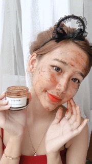 Tẩy da chết mặt Peel Cafe Xanh Peru BEIGIC