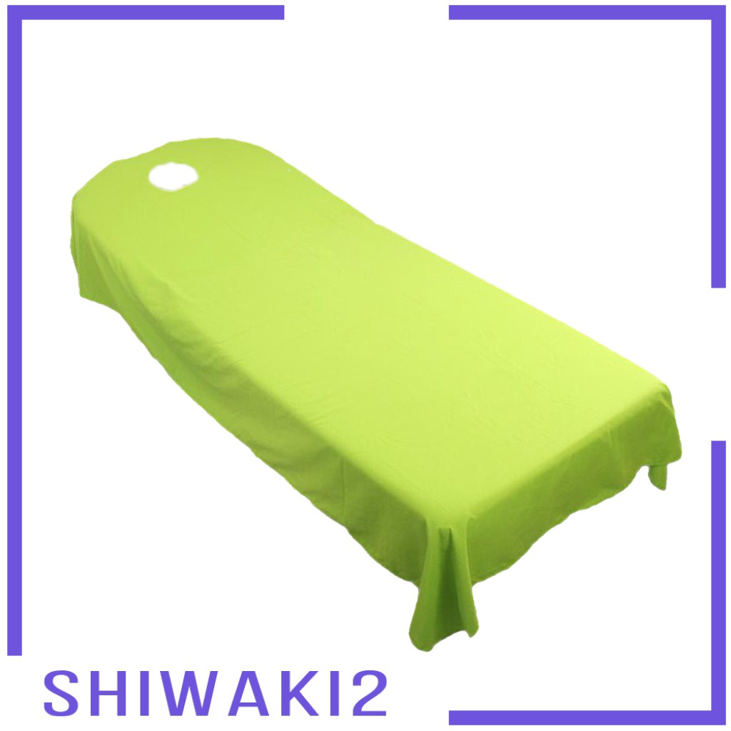 White Polyester Massage Table Sheets - Top Sheet, Flat Bed Sheet Couch Cover