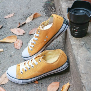 🎁Giày Nữ Sneaker Classic Vàng Cổ Thấp