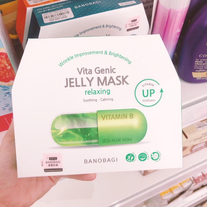Hộp mặt nạ Banobagi Vita Genic 10c/ hộp ( Trắng da , thư giãn , cấp ẩm )