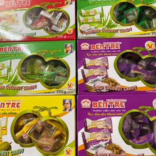 Kẹo dừa dẻo thương hiệu Bến Tre (Chính hiệu Bà Hai Tỏ) 250G