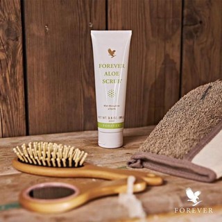 Sửa rửa mặt tẩy tế bào chết Aloe Scrub FOREVER #238 flp