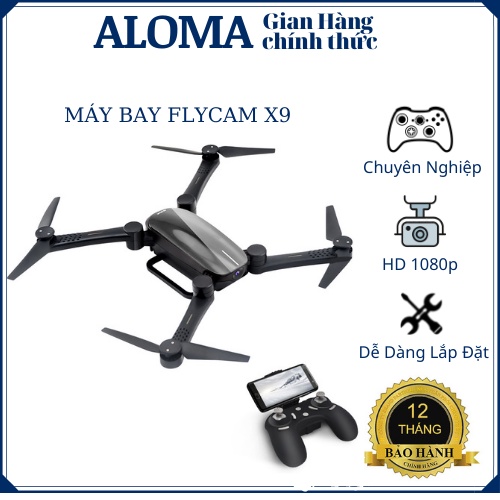 Máy bay flycam, máy bay điều kừ xa SkyHunter X9 quay phim chụp ảnh full-HD 1080p pin 1200mAh