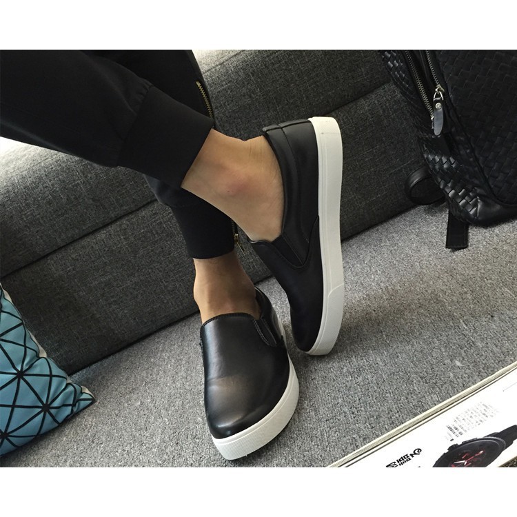 =SHOES IS ONE=  GIẦY SLIP-ON NAM DA thời trang, kiểu dáng Âu Mỹ CLASSIC mẫu mới nhất HOT TREND