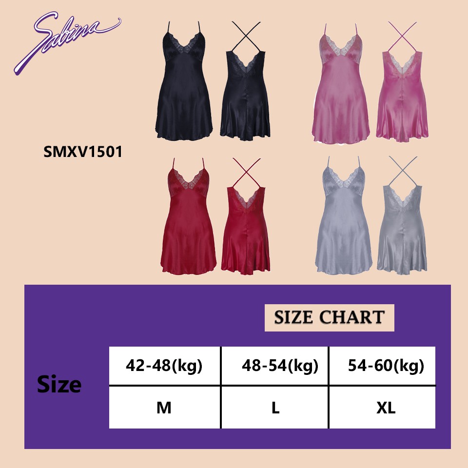 [Mã WABRM4  giảm 15% tối đa 50k đơn 150k] Đồ Ngủ Sexy Viền Ren Màu Đen Gorgeous By Sabina SMXV1501BK | WebRaoVat - webraovat.net.vn