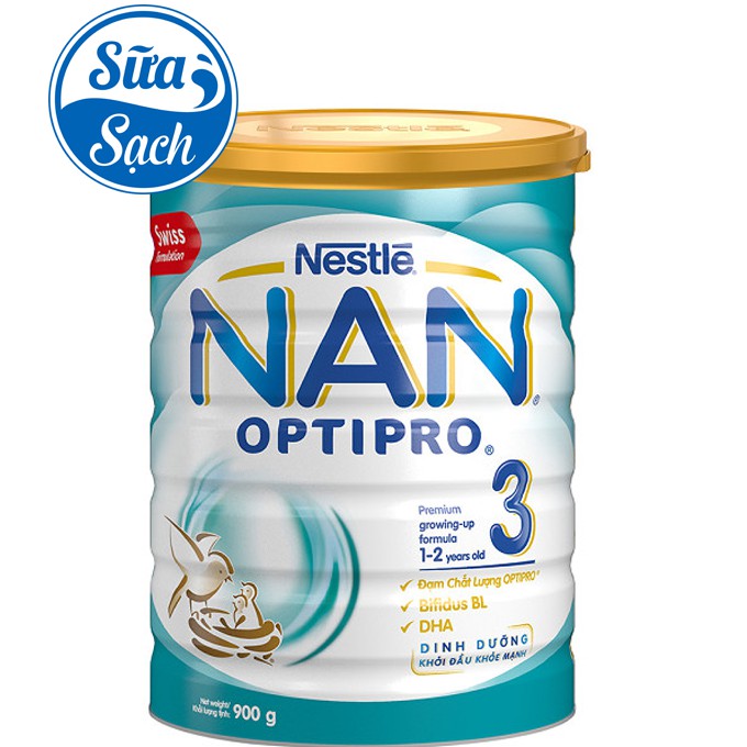 Sữa Bột Nan Optipro 3 900g (mẫu mới)