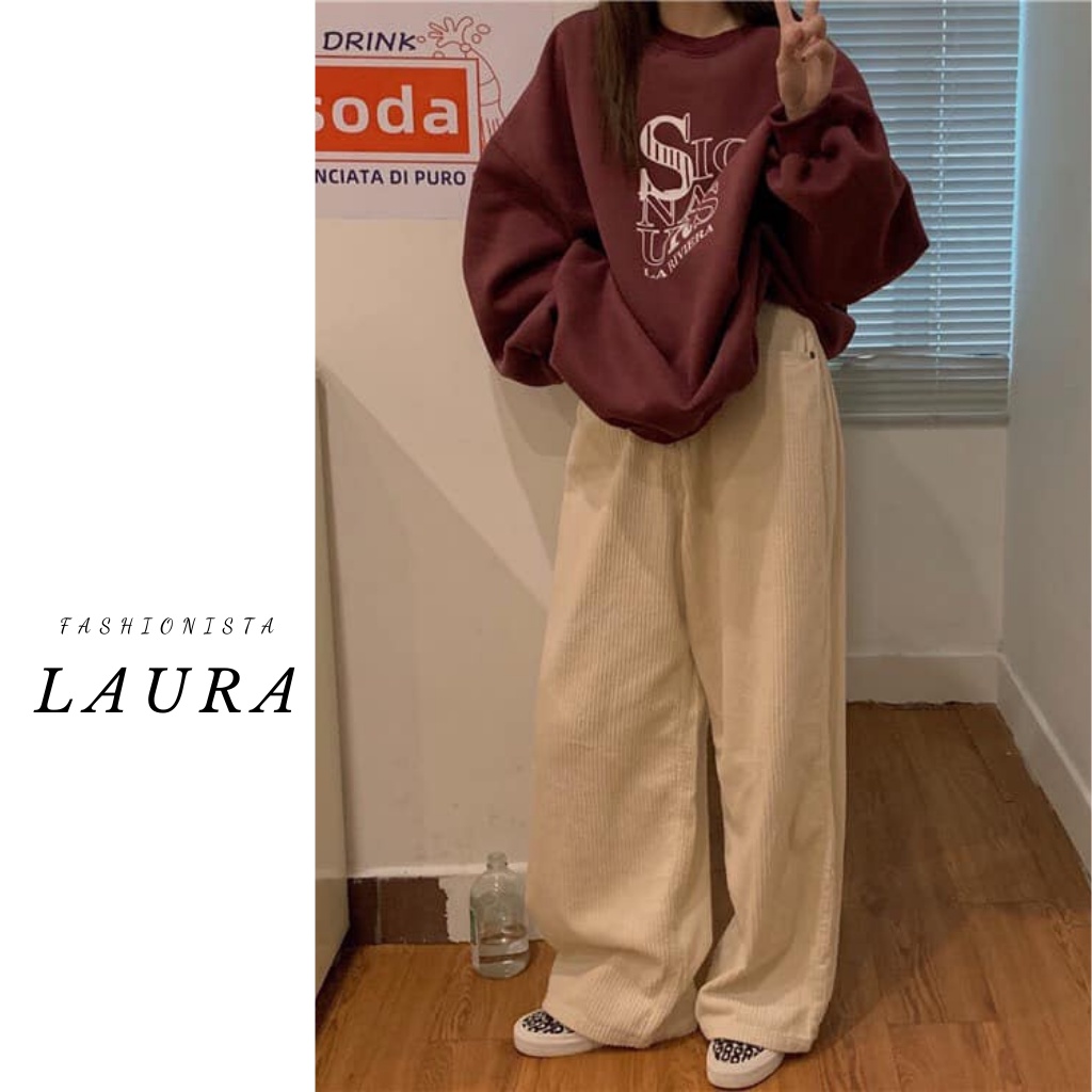 Set Áo Nỉ Đỏ SIGNAT kèm quần ống suông nỉ tăm Laura Boutique  - Bộ nỉ đỏ đô chữ Signature CÓ ẢNH THẬT | BigBuy360 - bigbuy360.vn