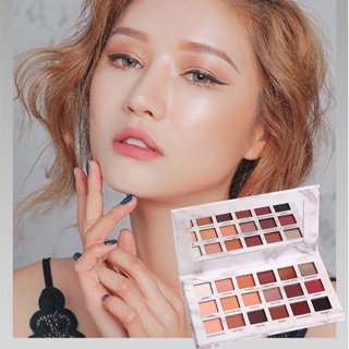 Phấn mắt trang điểm ánh Ngọc trai 18 màu lì không trôi tông cam đỏ nâu thời thượng
