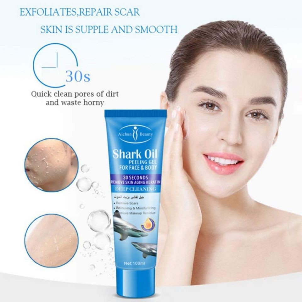 Shark Oil - Gel tẩy tế bào chết cho mặt và cơ thể -SP000352