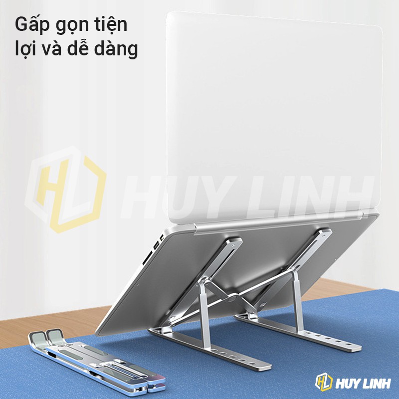 Giá đỡ Laptop MacBook Ipad chữ X gấp gọn bằng nhôm HL295