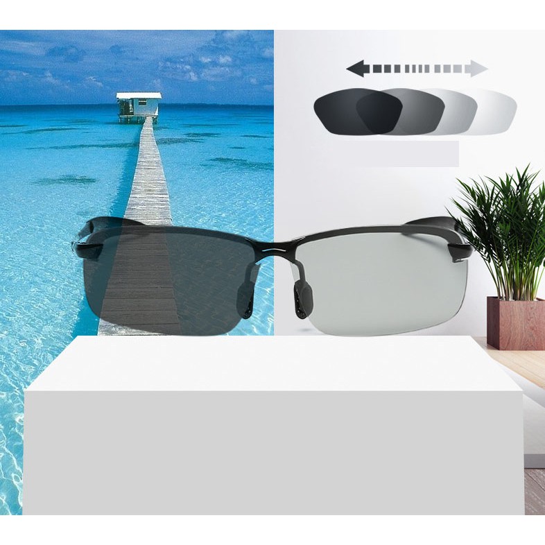 Kính Chống Lóa ô Tô ống Kính Màu Xám Phân Cực Polarized Mắt Kính đổi Màu Phân Cực HD (ban Ngày) (mẫu 6)