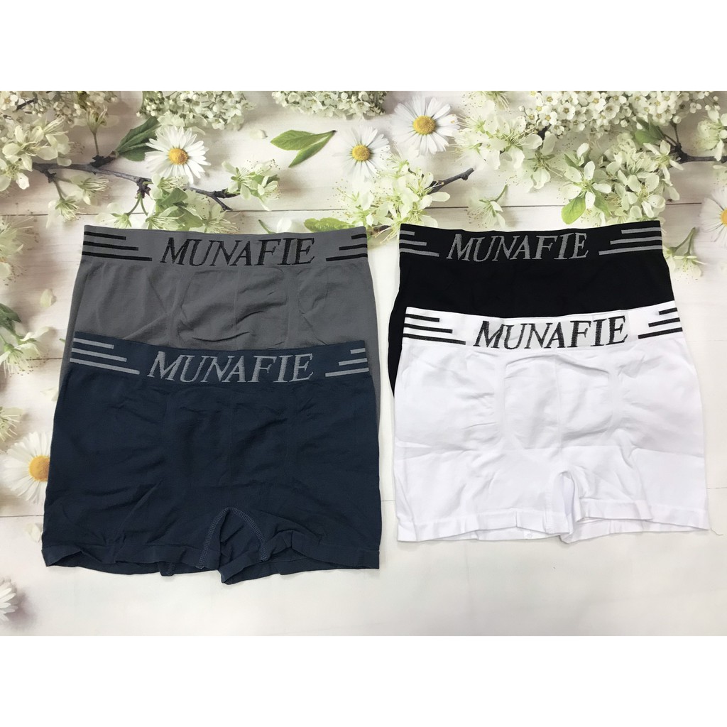 Sịp boxer, sịp túi zíp riêng biệt,chất diệt, mỏng mịn mát MUNAFIE