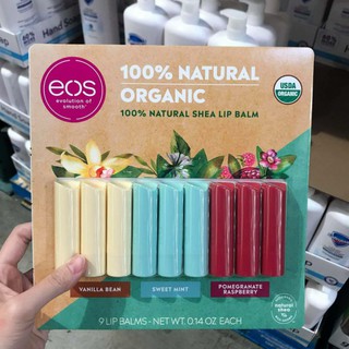 Son dưỡng môi EOS set 9 cây dạng thỏi