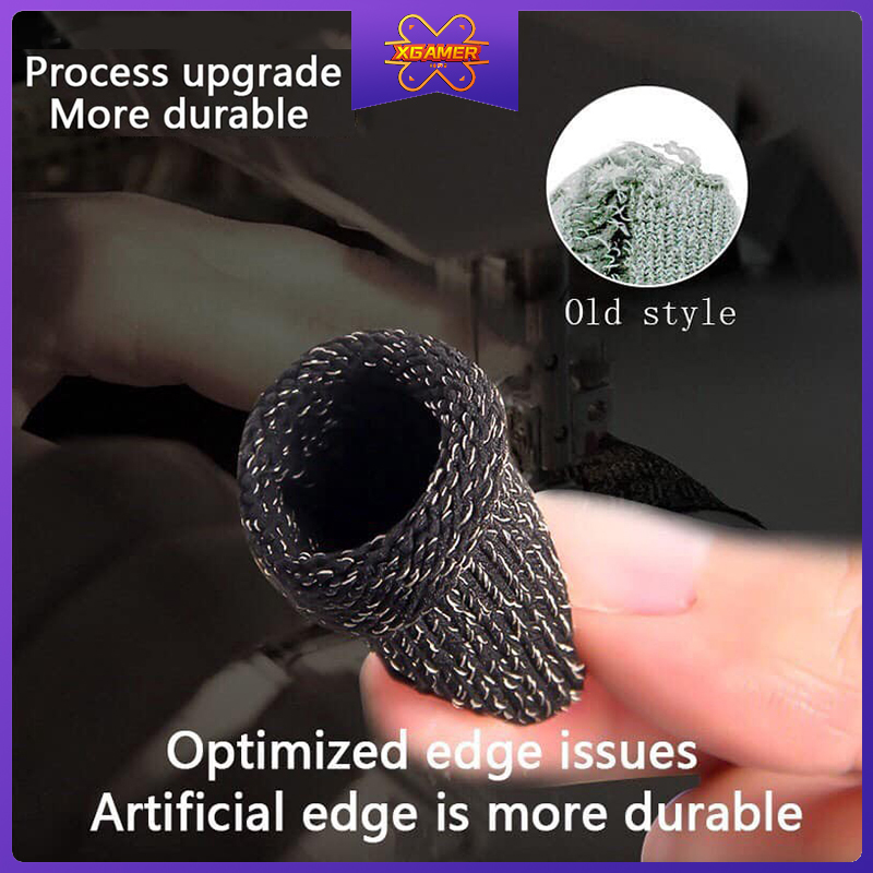 XGamer Gaming Finger Sleeve Professional Touchscreen Game Sweatproof Controller Fingertip Gloves Shoot Aim Joysticks for Phone Gaming Gloves | BigBuy360 - bigbuy360.vn