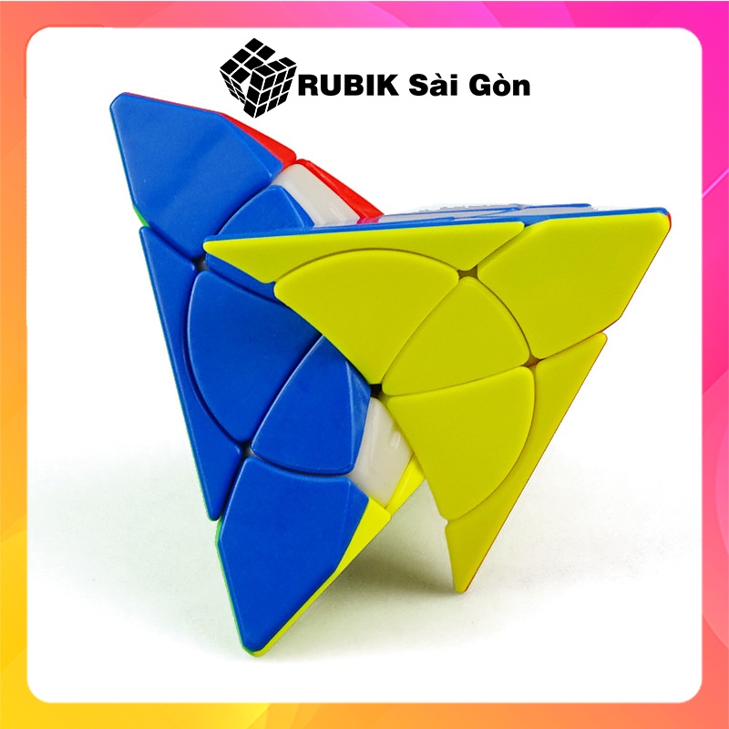 Rubik Biến Thể Tam Giác Petal Pyraminx Cube Rubic YongJun Yulong Kim Tự Tháp Bông Hoa YJ Đẹp Xoay Trơn Mượt Cực Khó