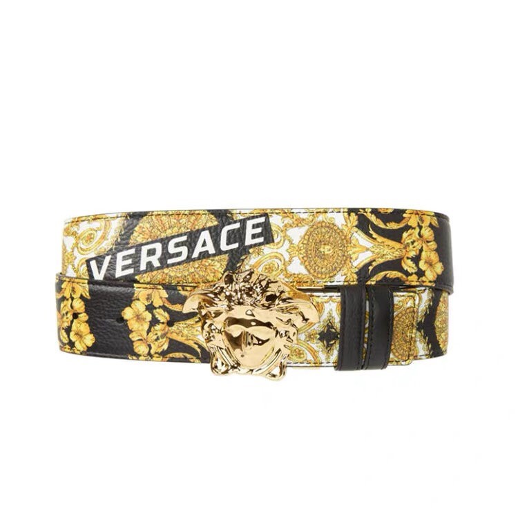 Thắt lưng versace Belt Couple Genuine Leather Luxury Waist Strap Jeans Pants Pin Buckle Waistband 353