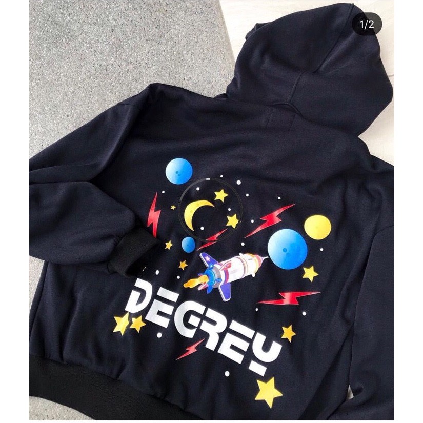 ÁO HOODIE  HÌNH VŨ TRỤ UNIESX THỜI TRANG NAM NỮ