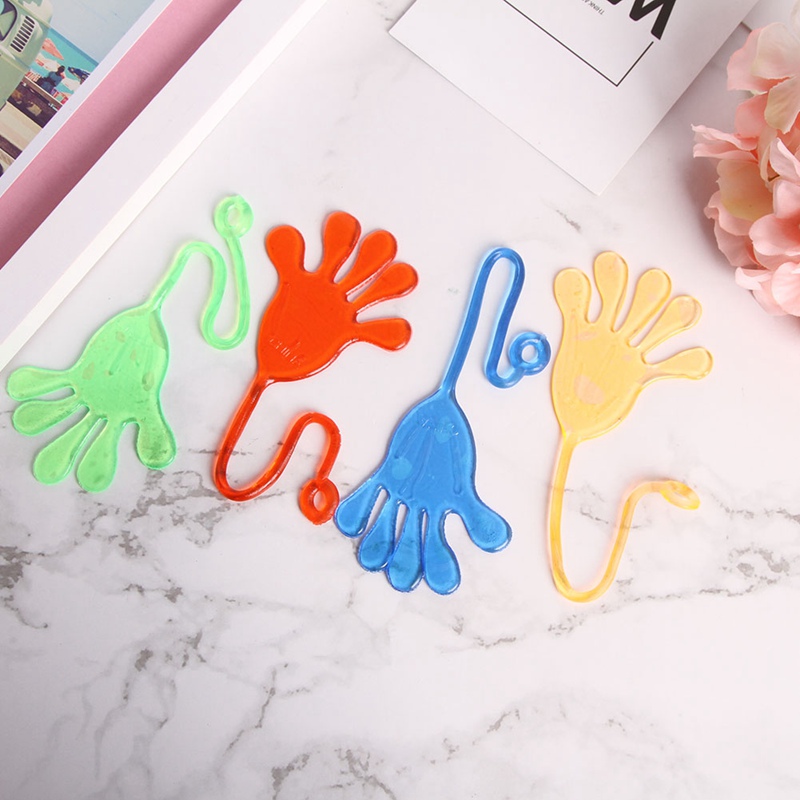 Đồ chơi bóp dính hình bàn tay màu sắc ngẫu nhiên