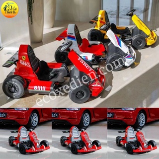 Ô tô điện trẻ em dạng xe đua mini. Mẫu cho bé từ 2 - 5 tuổi, nhựa ABS cao cấp. Có điều khiển từ xa