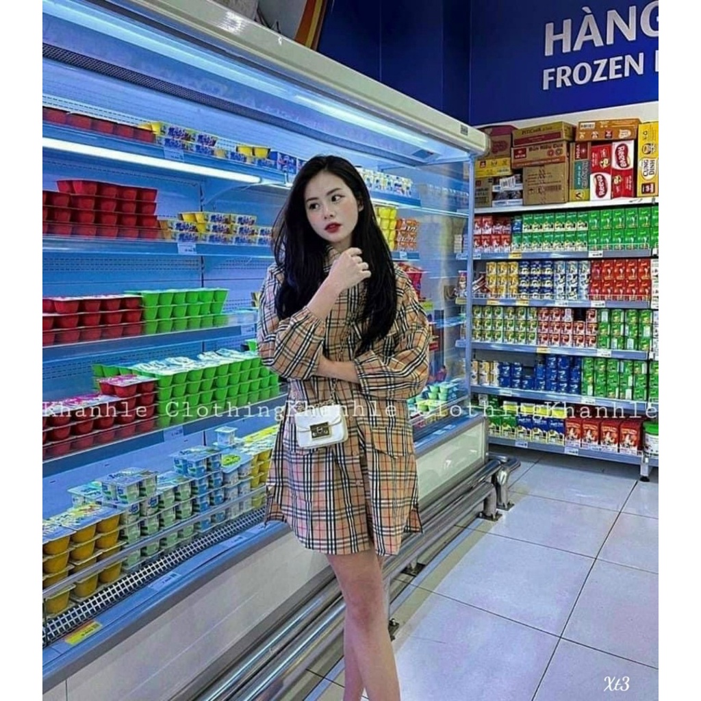 [Đầm mới về free ship] Đầm kate form rộng thiết kế đơn giản, dễ thương