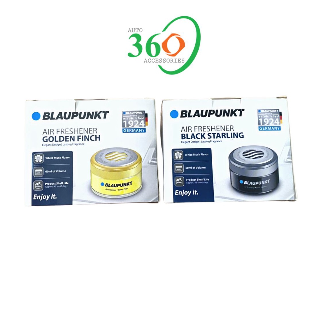 Nước hoa ô tô Blaupunkt cao cấp chính hãng 60 ml loại gel khử mùi lưu hương lâu lên đến 60 ngày