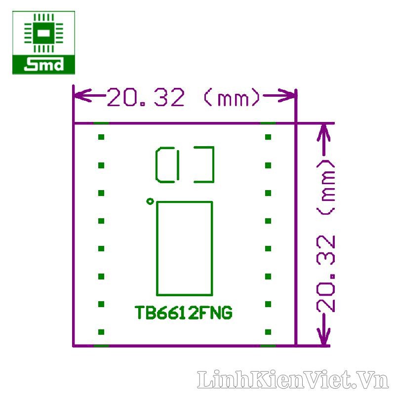 Module điều khiển động cơ TB6612