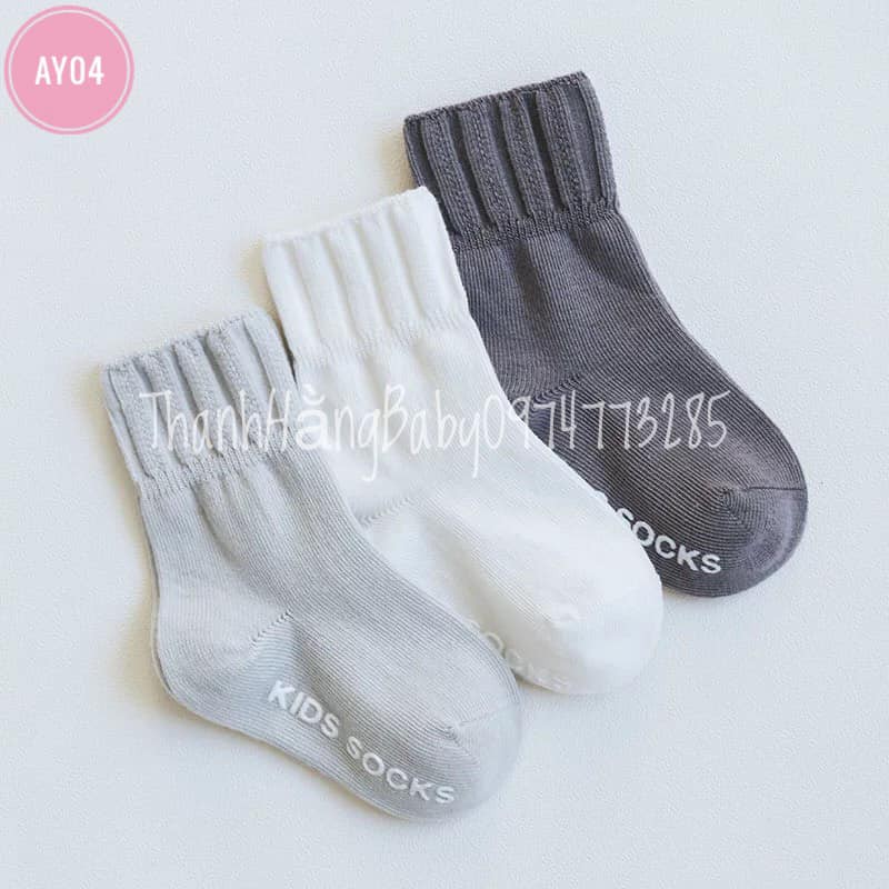 SET TẤT CHỐNG TRƠN HÀN QUỐC ( 1 set 3 đôi )