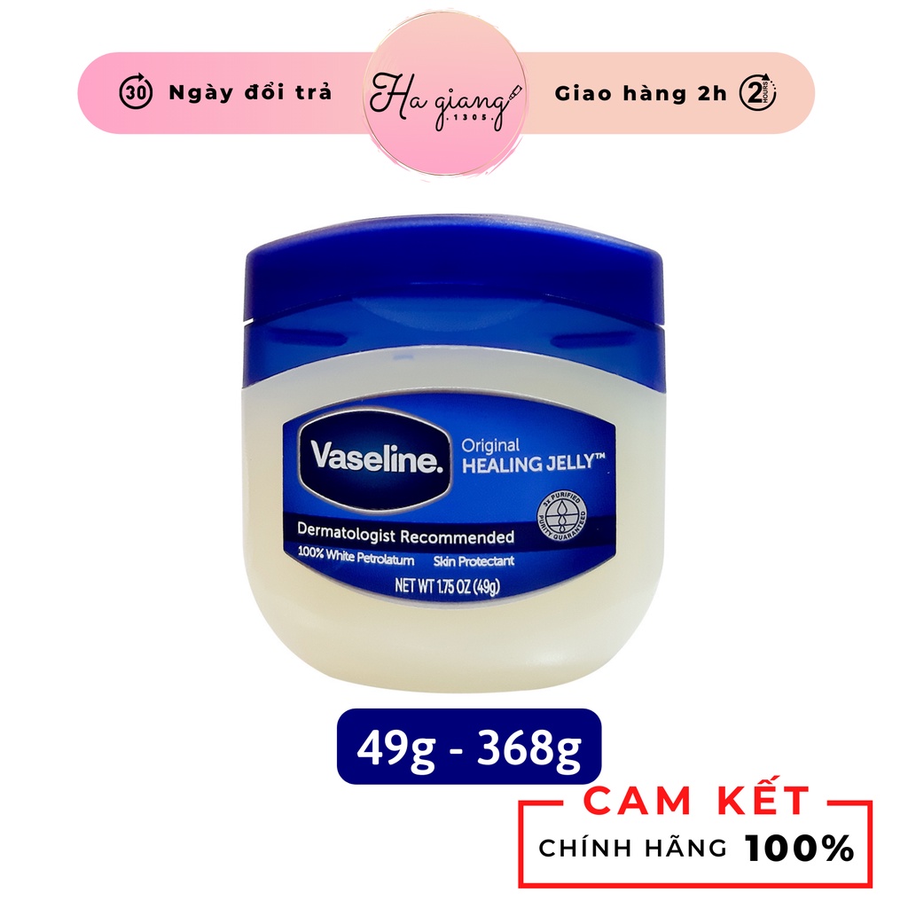 Sáp dưỡng ẩm đa năng VASELINE 100% Pure Petroleum Jelly Original Mỹ 49g