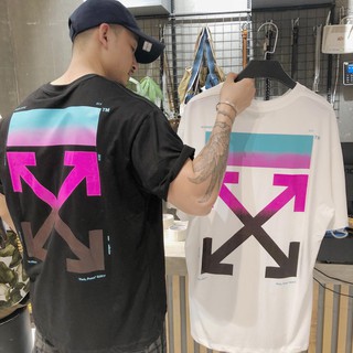 [chất lượng] [chất lượng] ÁO THUN OFF WHITE PHỐI MÀU / TEE UNISEX OFF WHITE (ảnh thật)