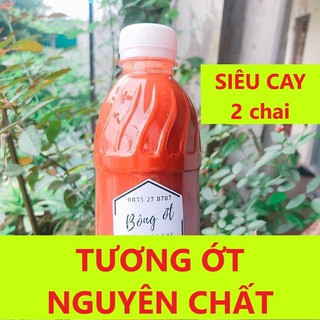 Tương ớt nguyên chất - siêu cay - 2 chai 500ml