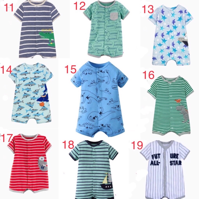 Bộ đồ liền thân đùi xuất dư xịn cho bé trai - Link 2