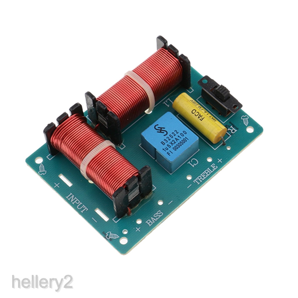 [HELLERY2] Treble Bass 2 Way Frequency Divider Speaker Audio Crossover Filters Moudle