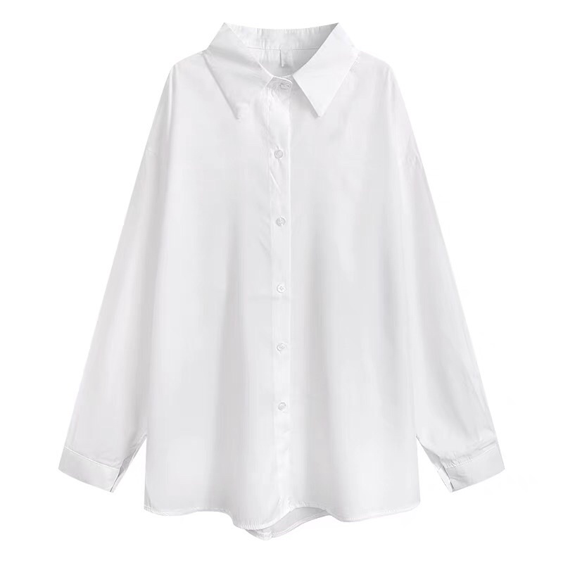 [Mã FAMARAL1 giảm 10K đơn 50K] Áo Sơ mi nữ tay dài QUẢNG CHÂU áo somi form rộng dài tay ulzzang vintage hàn quốc- SMT | BigBuy360 - bigbuy360.vn