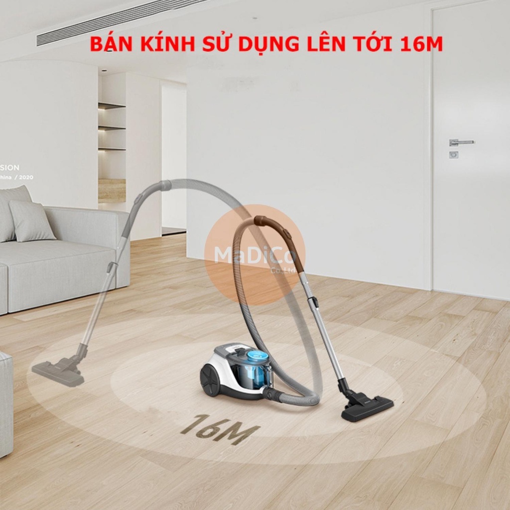 Máy hút bụi Philips XB2023/81 công suất 1500W, công suất hút 360AW  – BH 24 tháng -  khohangcap1_ad