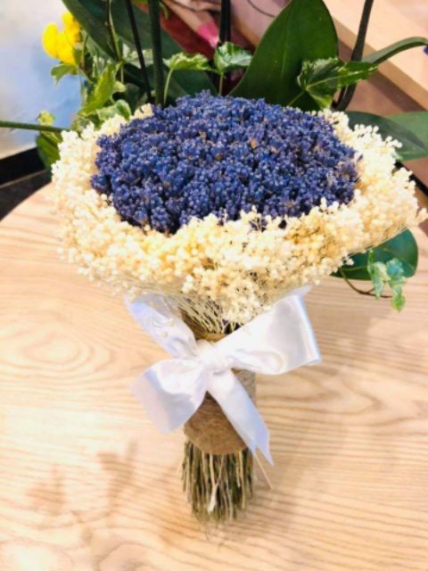 Bó hoa cưới 💍 Cầu hôn 🎂 sinh nhật Lavender mix baby. Lavender#hoaoaihuong