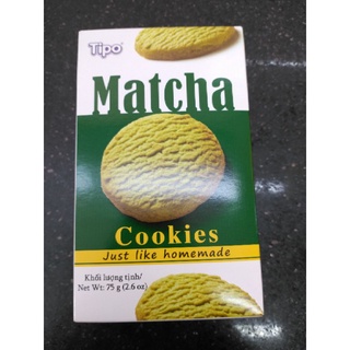 Bánh Tipo matcha cookies 75g
